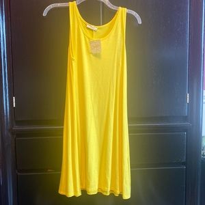 sunshine yellow sundress: olivia rae
